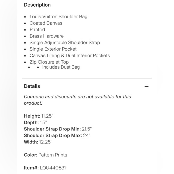 LOUIS VUITTON Damier Ebene Bloomsbury PM Crossbody Bag - Picture 12 of 17